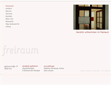 Tablet Screenshot of freiraum.tk